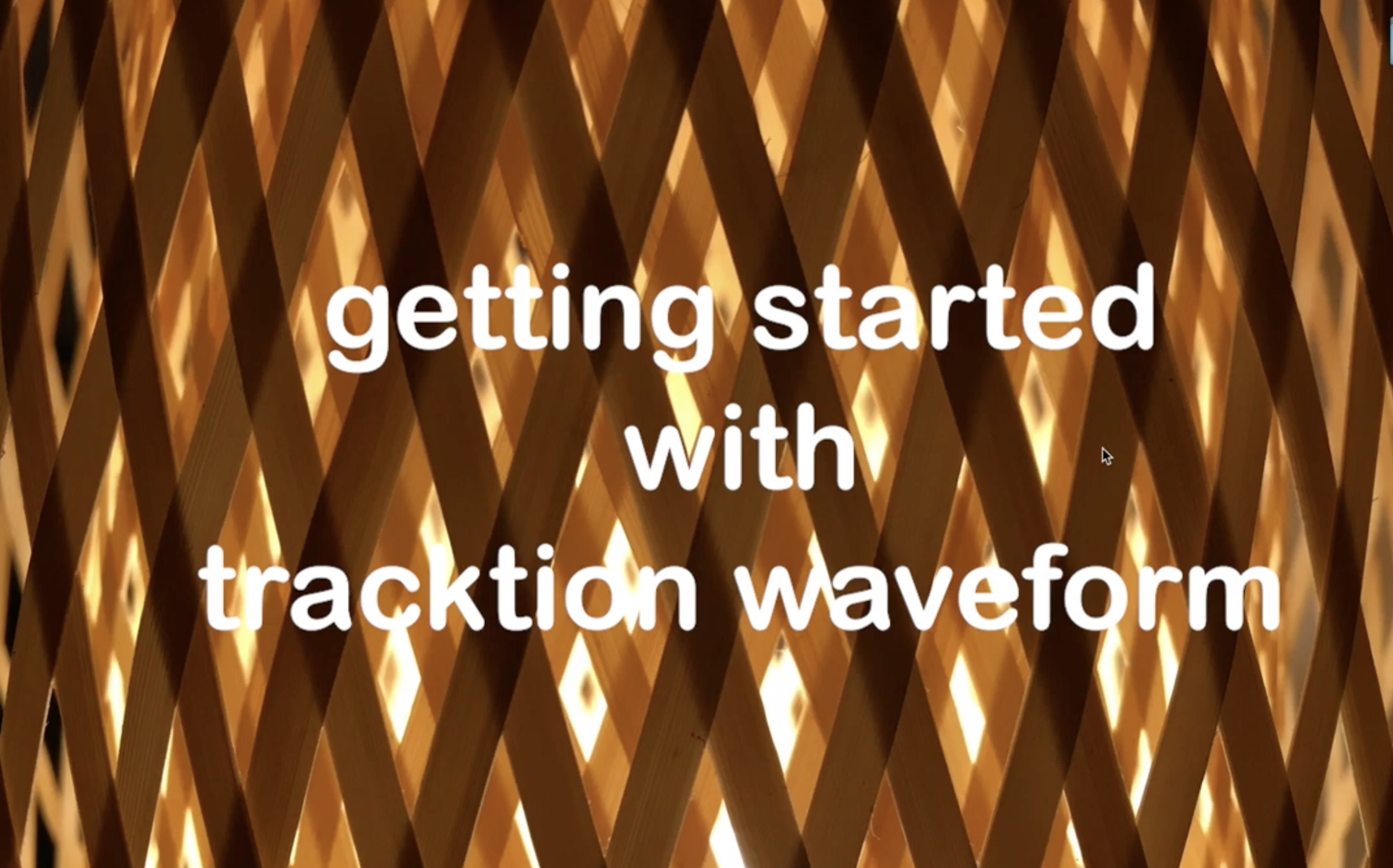 Learn how to use Tracktion Waveform.