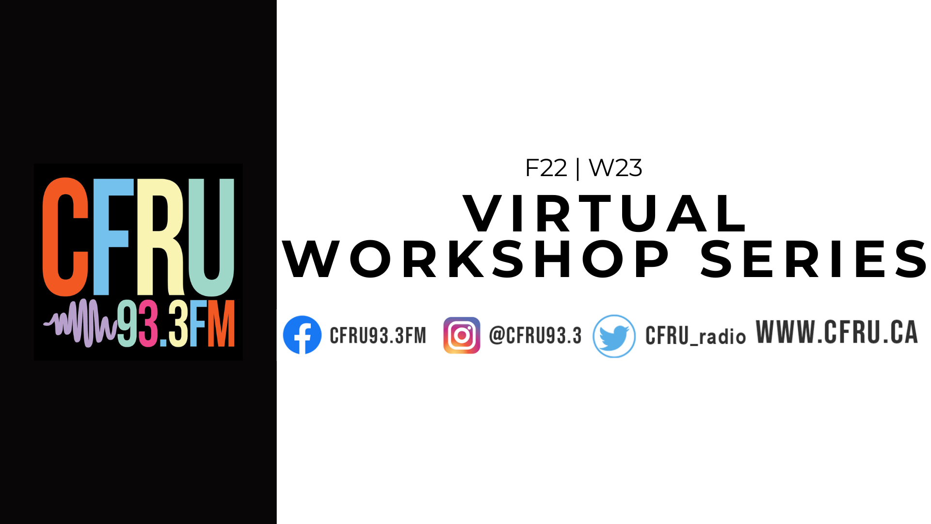 Virtual Workshop Series